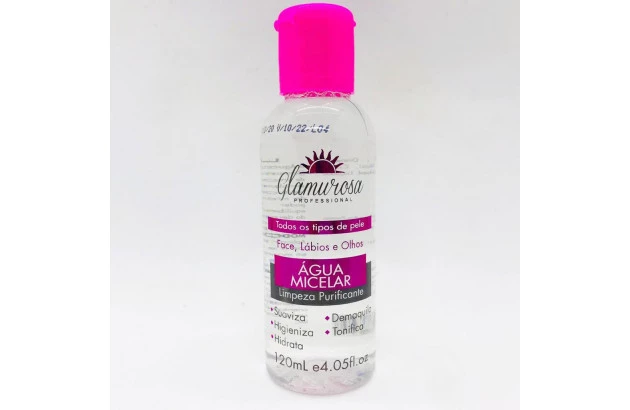 Água Micelar Limpeza Purificante Glamurosa