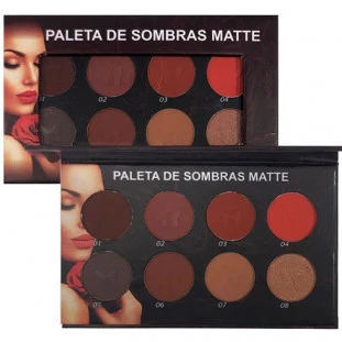 Paleta de Sombras Matte Ludurana Geral 