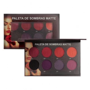 Paleta de Sombras Matte Ludurana Geral 